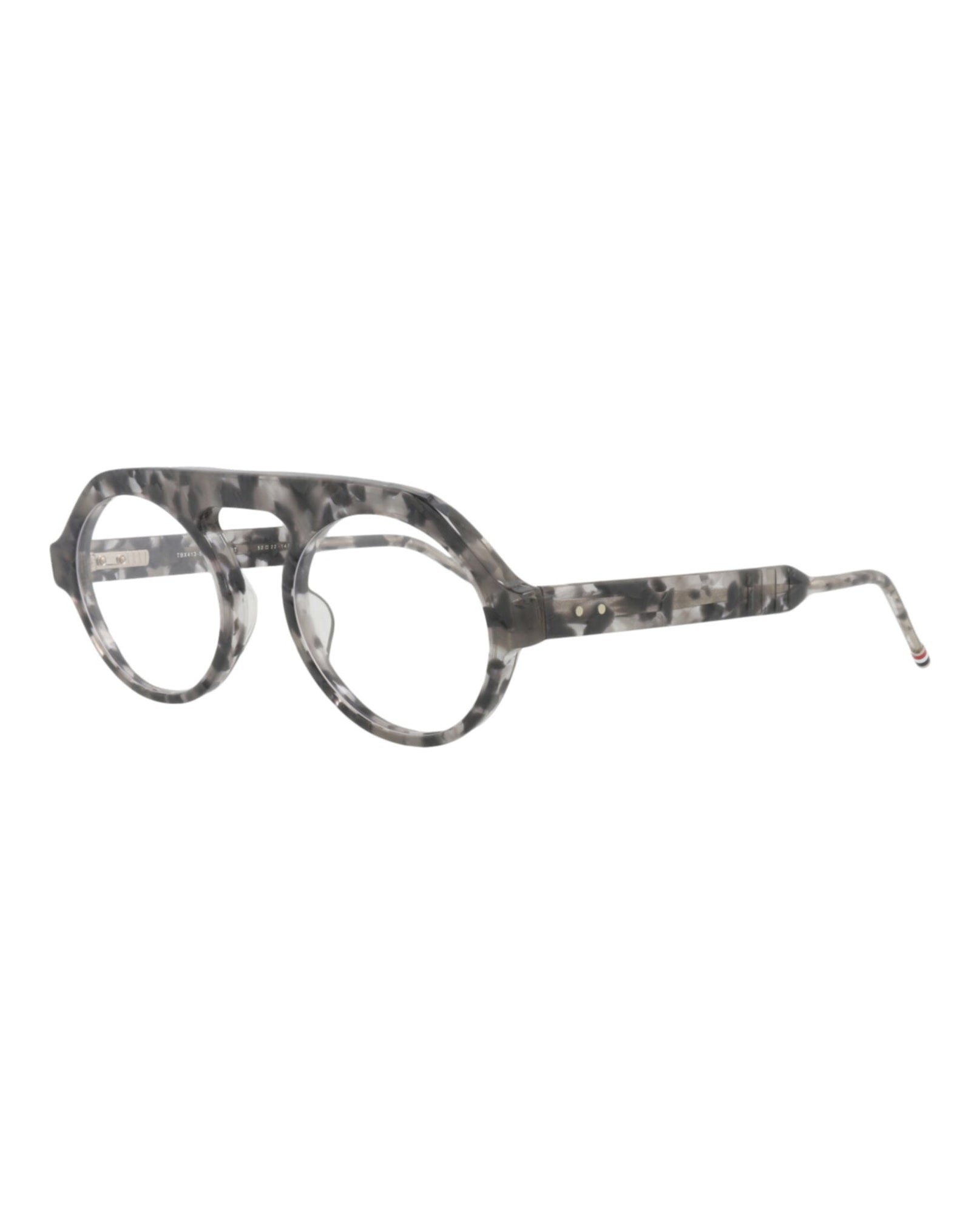 Thom Browne Round Acetate Optical Frames | Grey