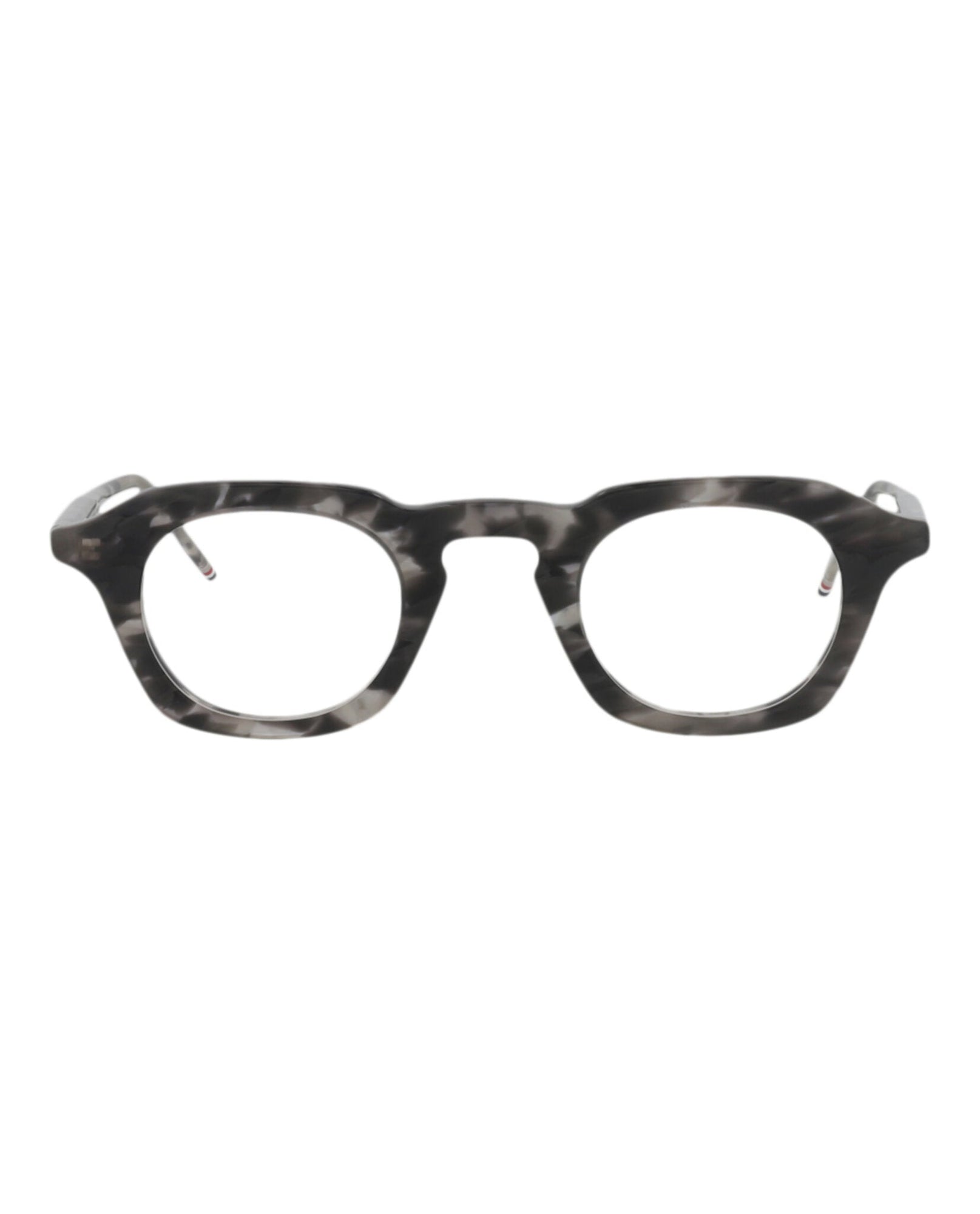 Thom Browne Round Acetate Optical Frames | Brown Multi