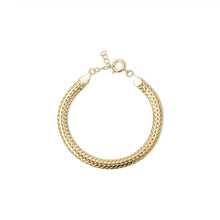 The Bianca Braided Link Bracelet | 18KT Gold Vermeil