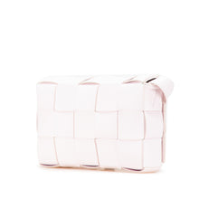 Bottega Veneta | Pre-Owned Nappa Intrecciato Cassette Crossbody | Pink/Light Pink