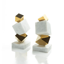 Torre Objet | Marble & Gold | Single