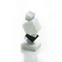 Torre Objet | Marble & Silver | Single