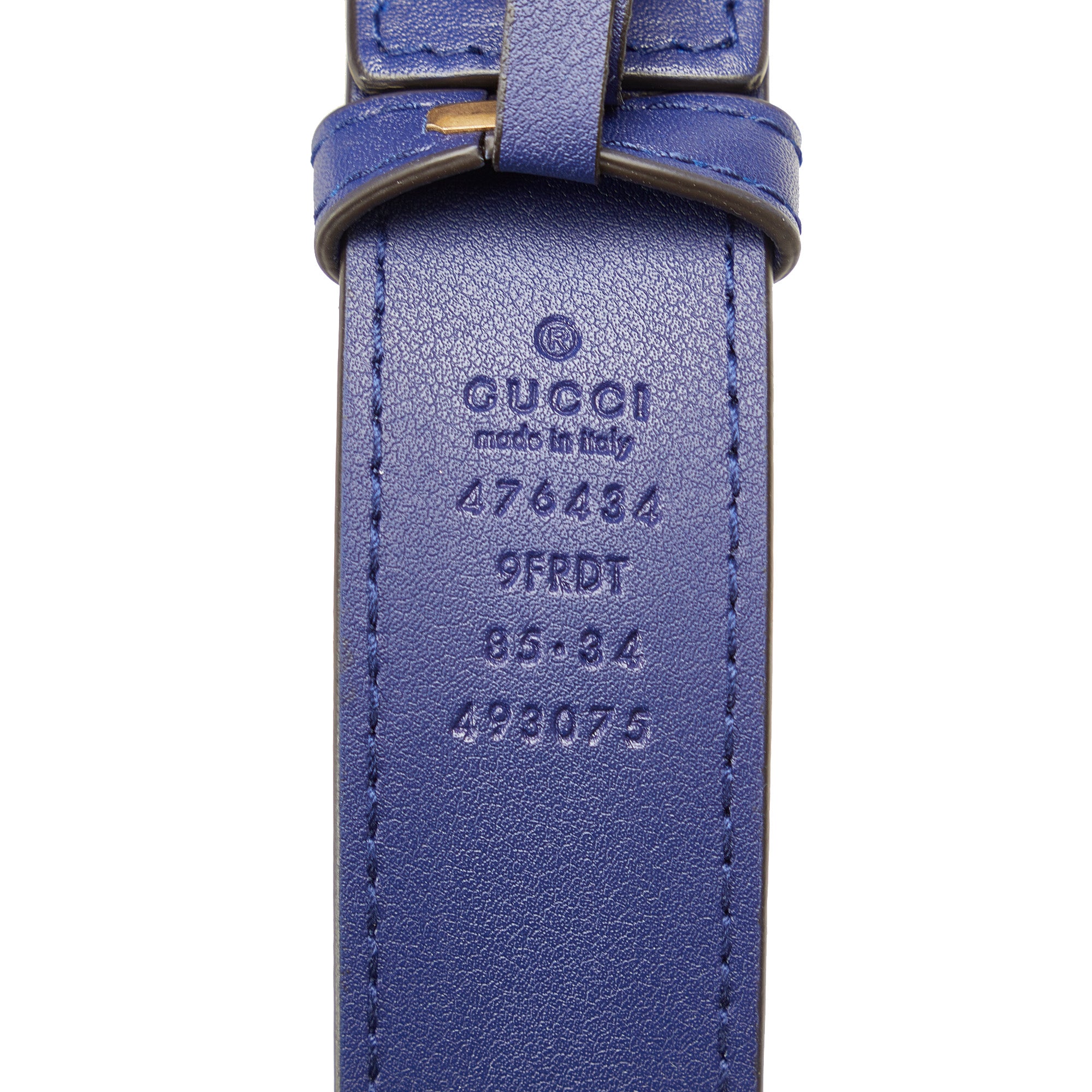 Gucci Pre-Owned GG Marmont Matelasse Velvet Belt Bag | Women | Blue (V2)