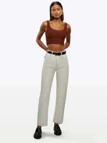 Womens | Coreflex Form-Fitting Cropped Tank | Tuscan