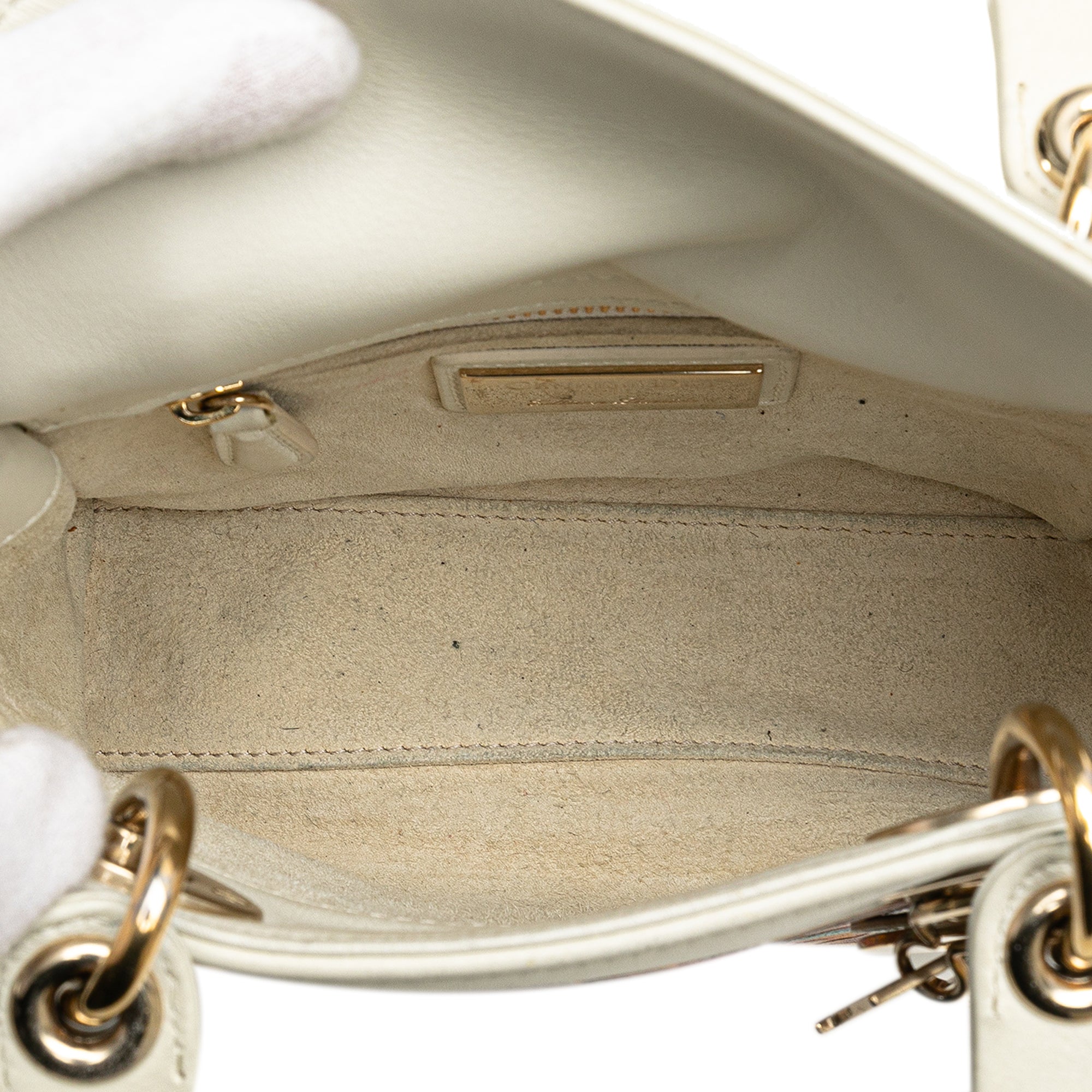 Dior | Pre-Owned Niki De Saint Phalle Mini Calfskin Dioramour Lady (Printed) - I | White