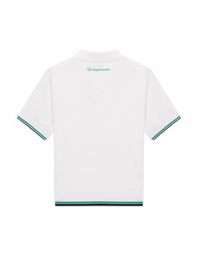 Women | Preppy Knit Polo | Off White