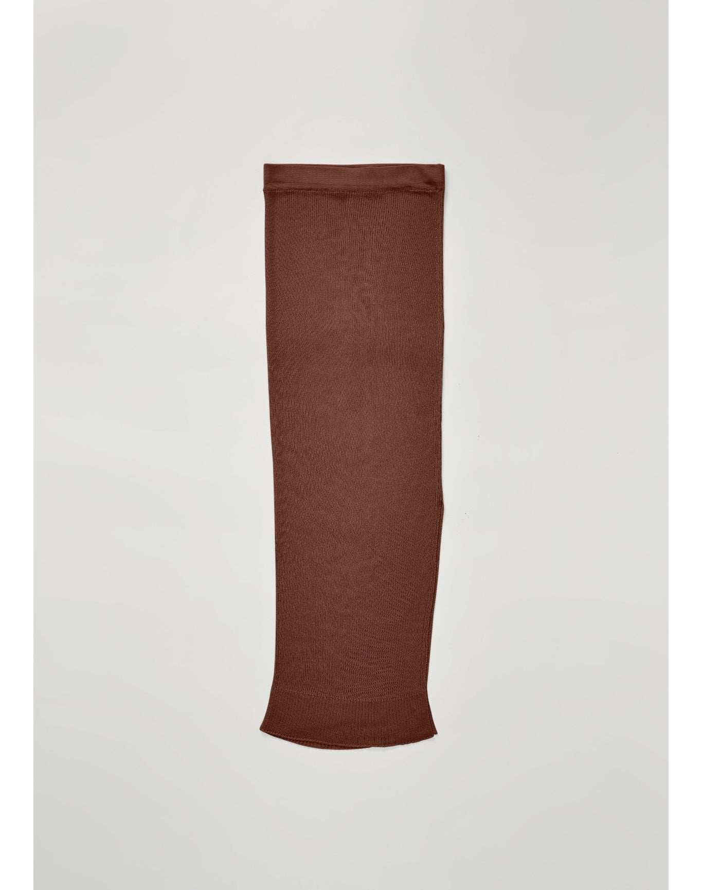 Tailor | Ribbed Maxi Skirt | Chocolate