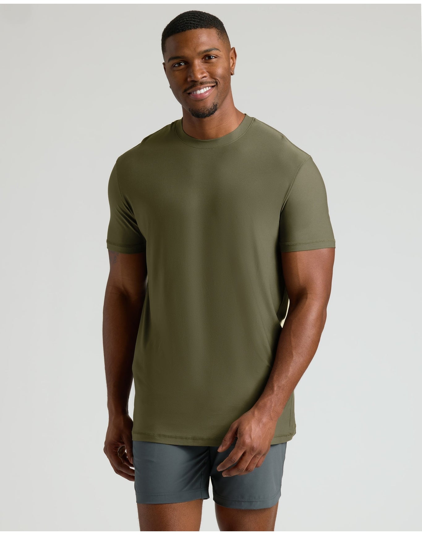 Tall Active Crew Neck 2.0 | Military Green