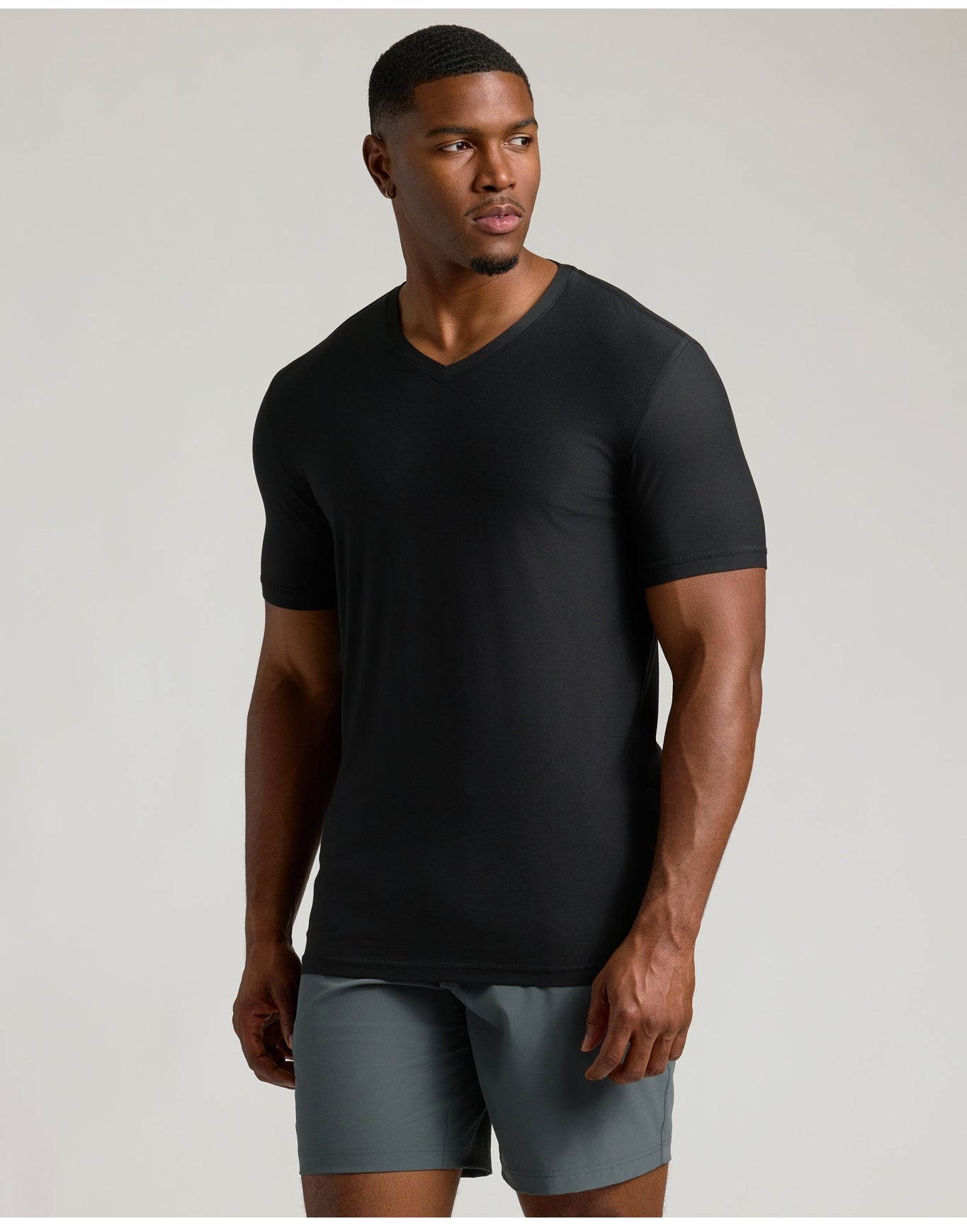 Tall Active V-Neck | Black