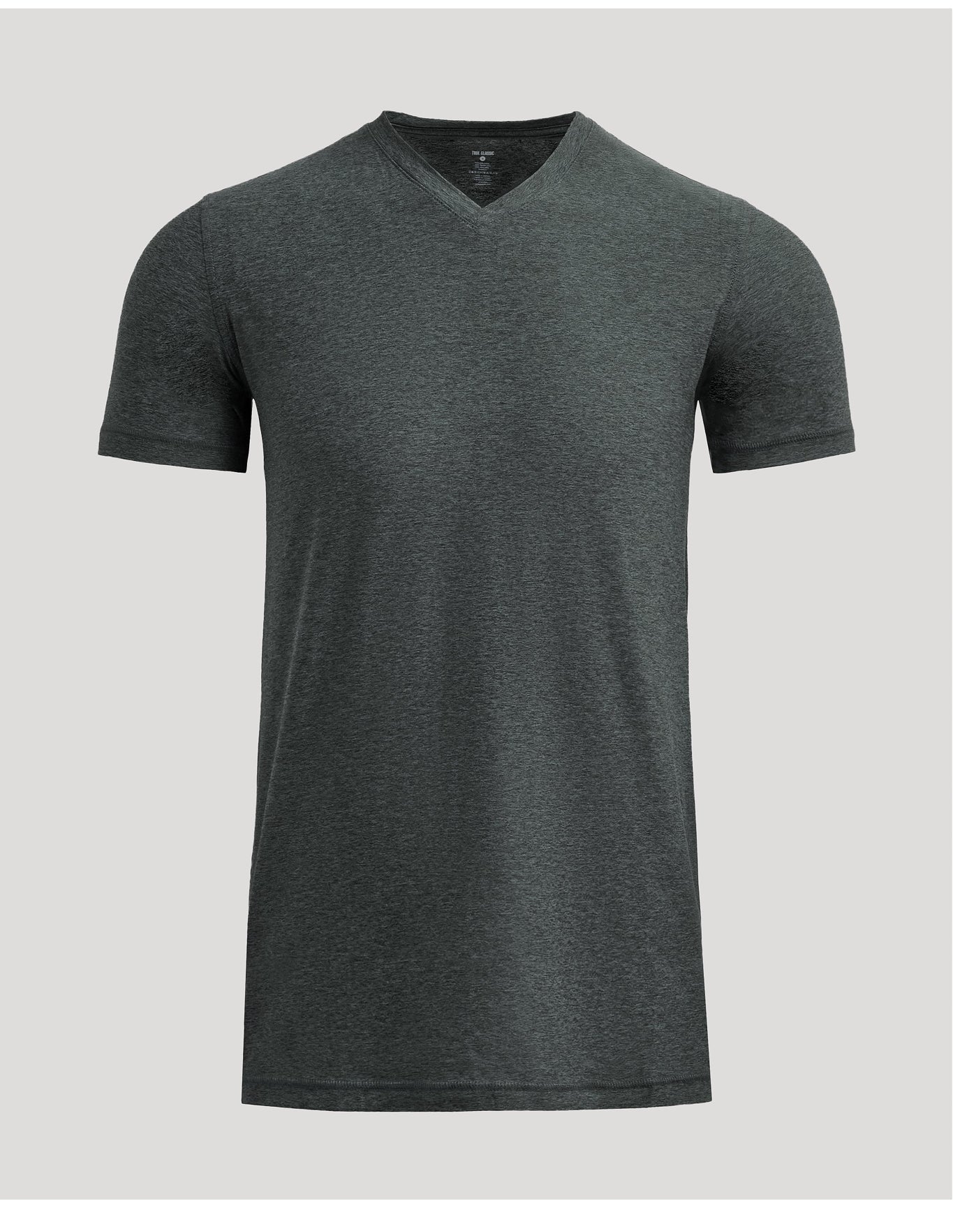 Tall Active V-Neck | Charcoal Heather Gray