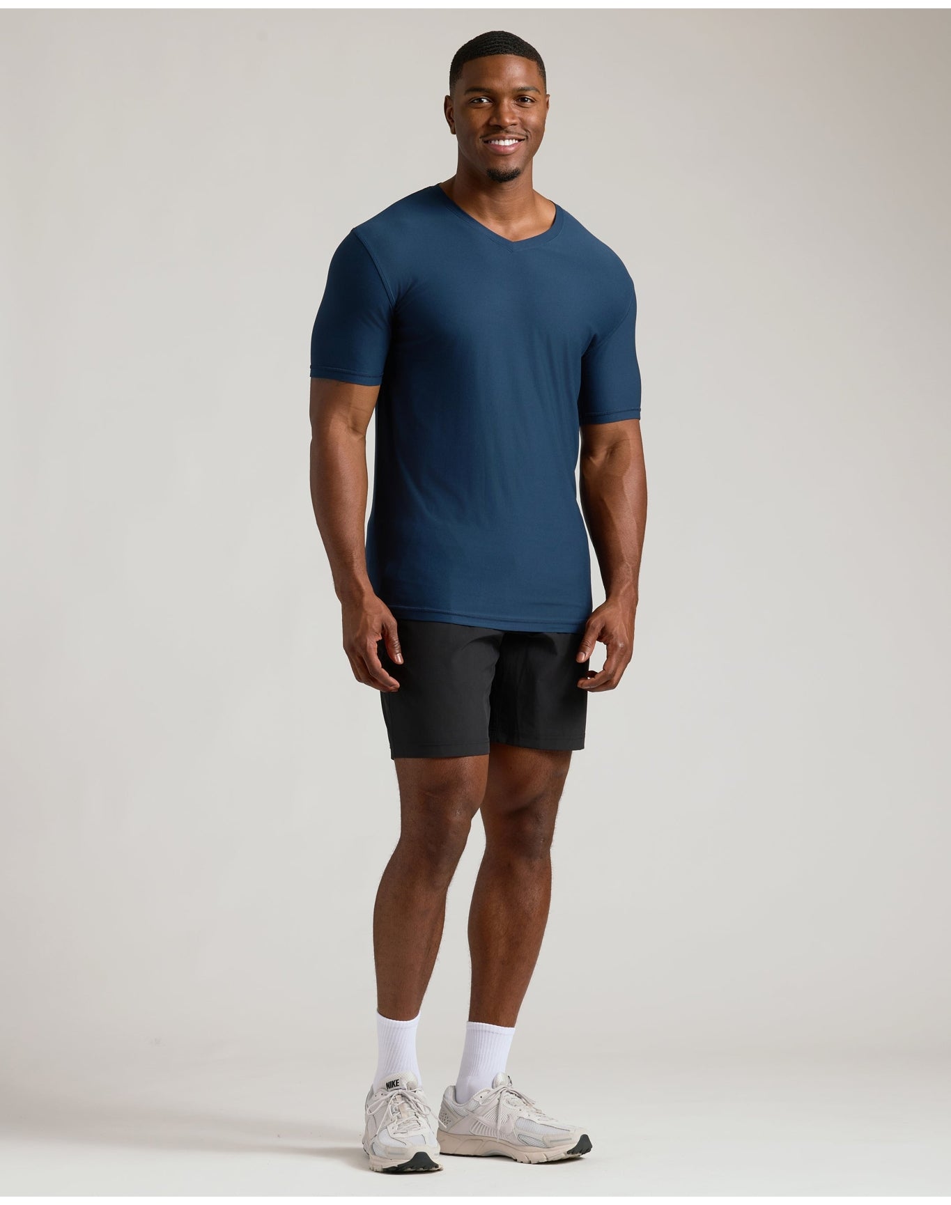 Tall Active V-Neck | Navy