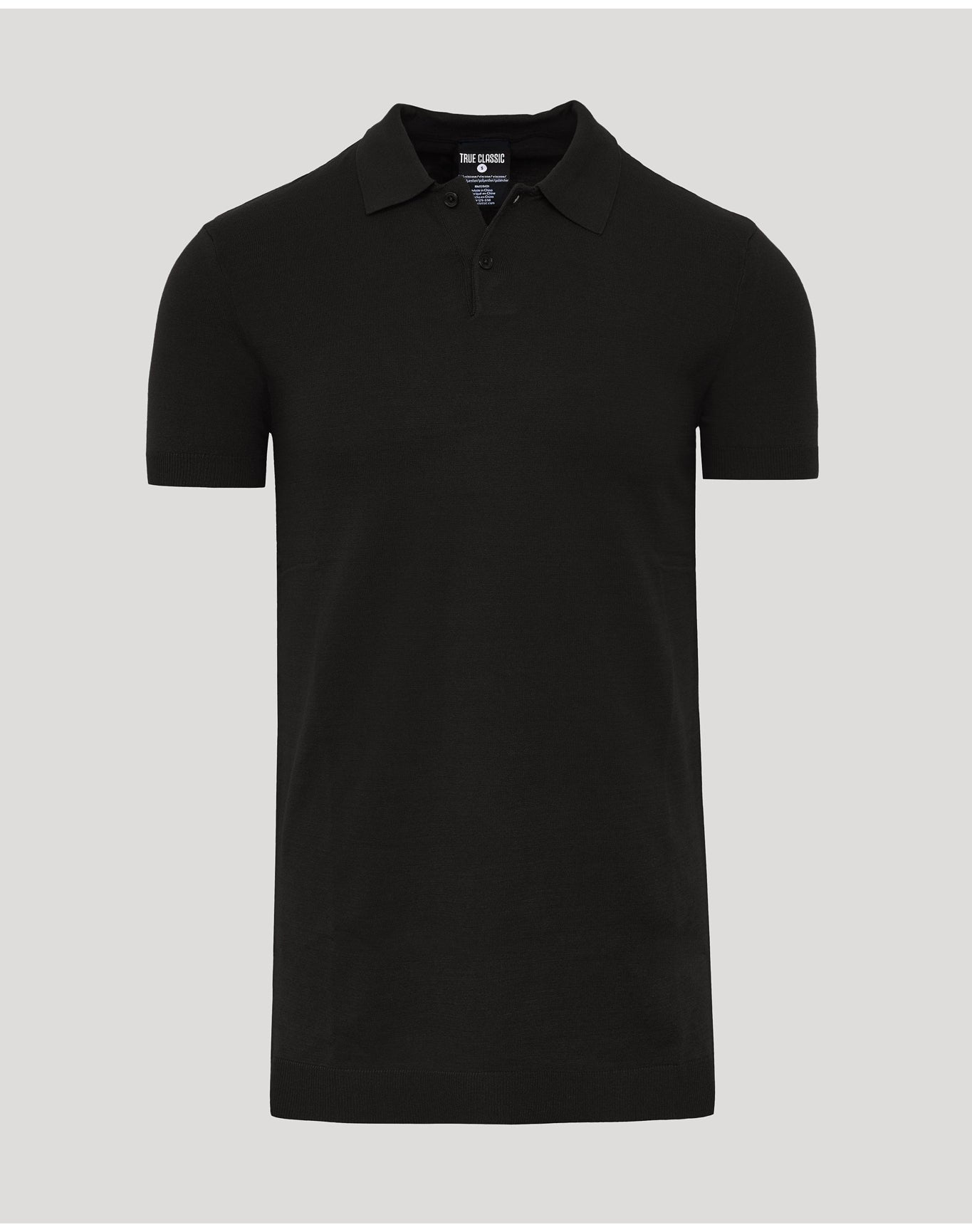 Tall Dressy Polo | Black