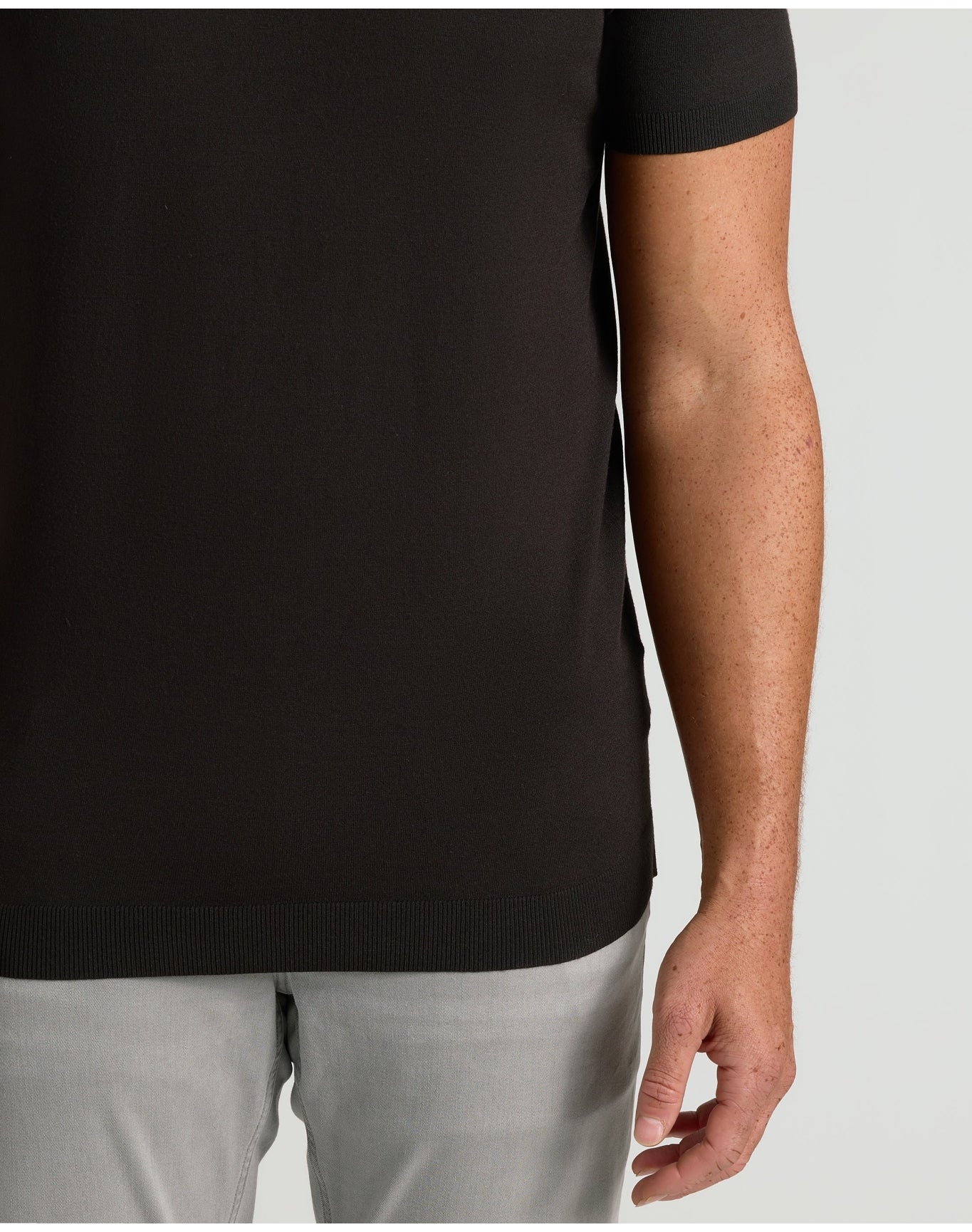 Tall Dressy Polo | Black