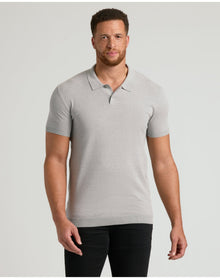 Tall Dressy Polo | Heather Gray