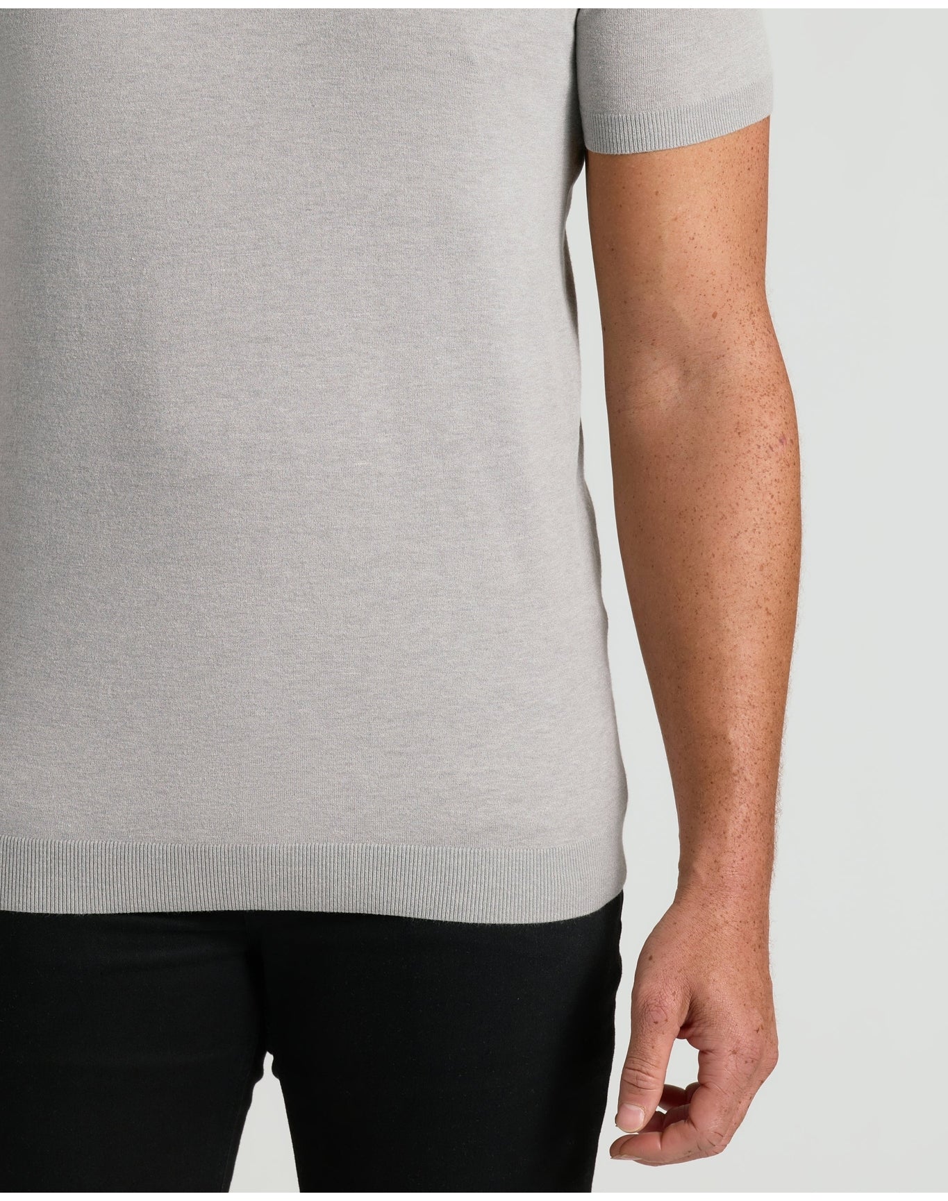 Tall Dressy Polo | Heather Gray