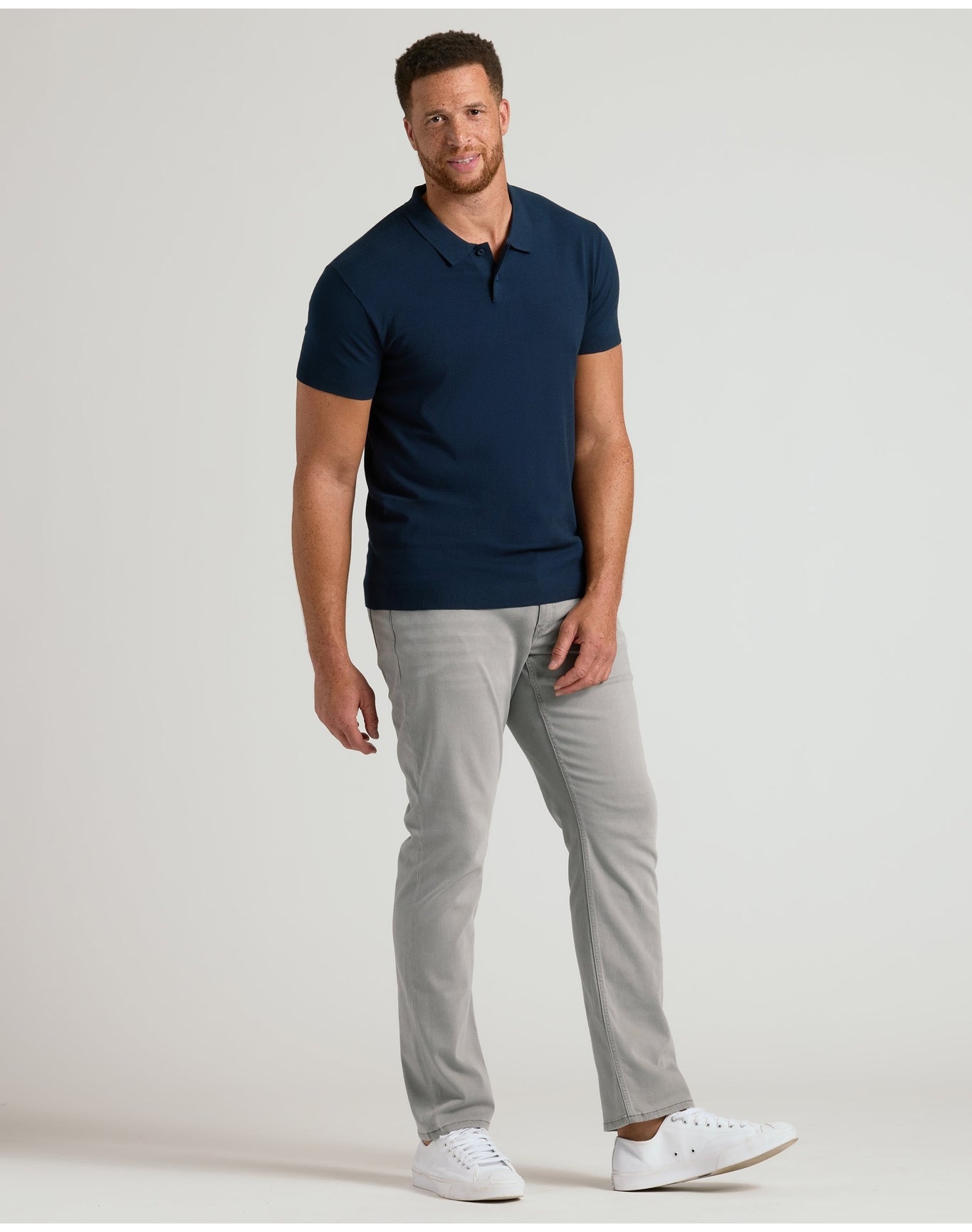 Tall Dressy Polo | Navy