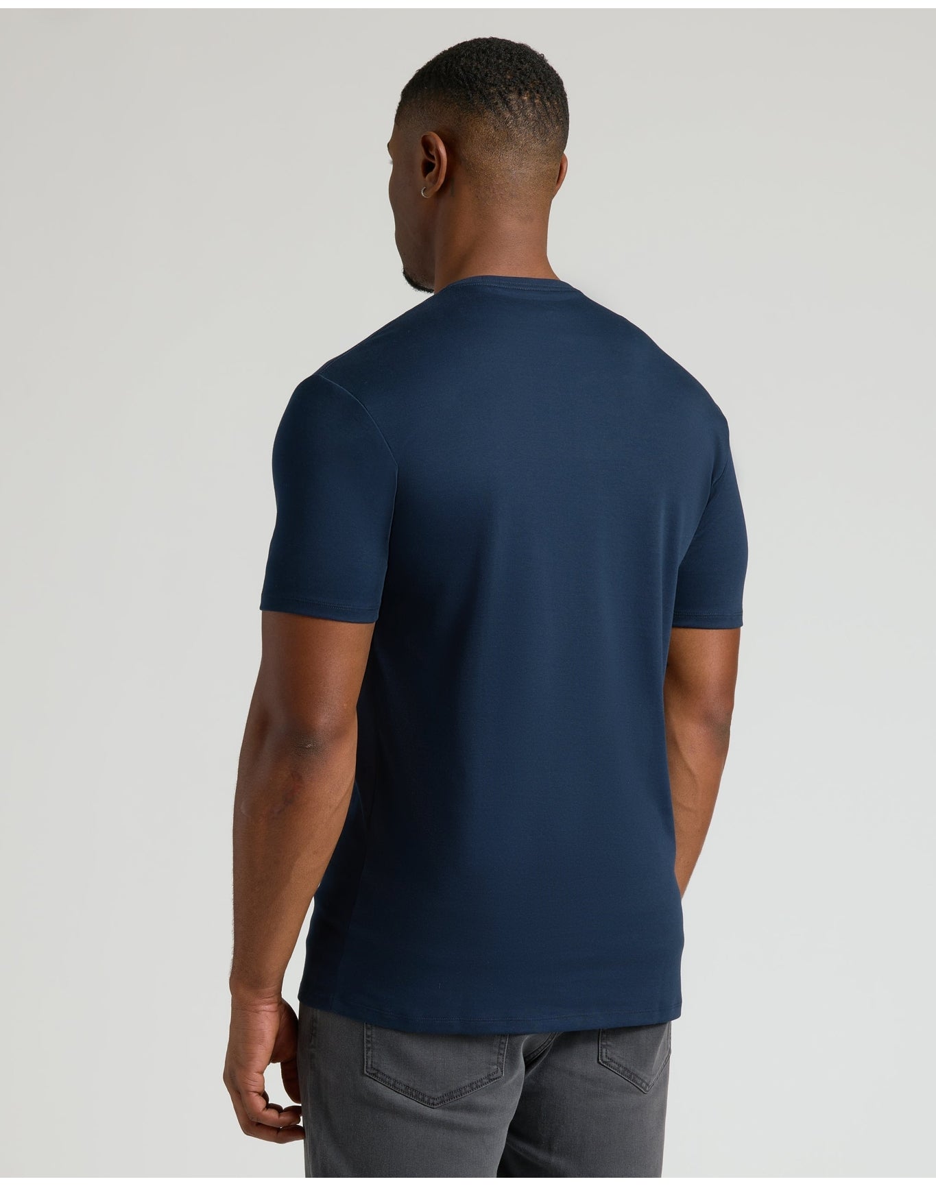 Tall Premium Pima Crew Neck | Navy