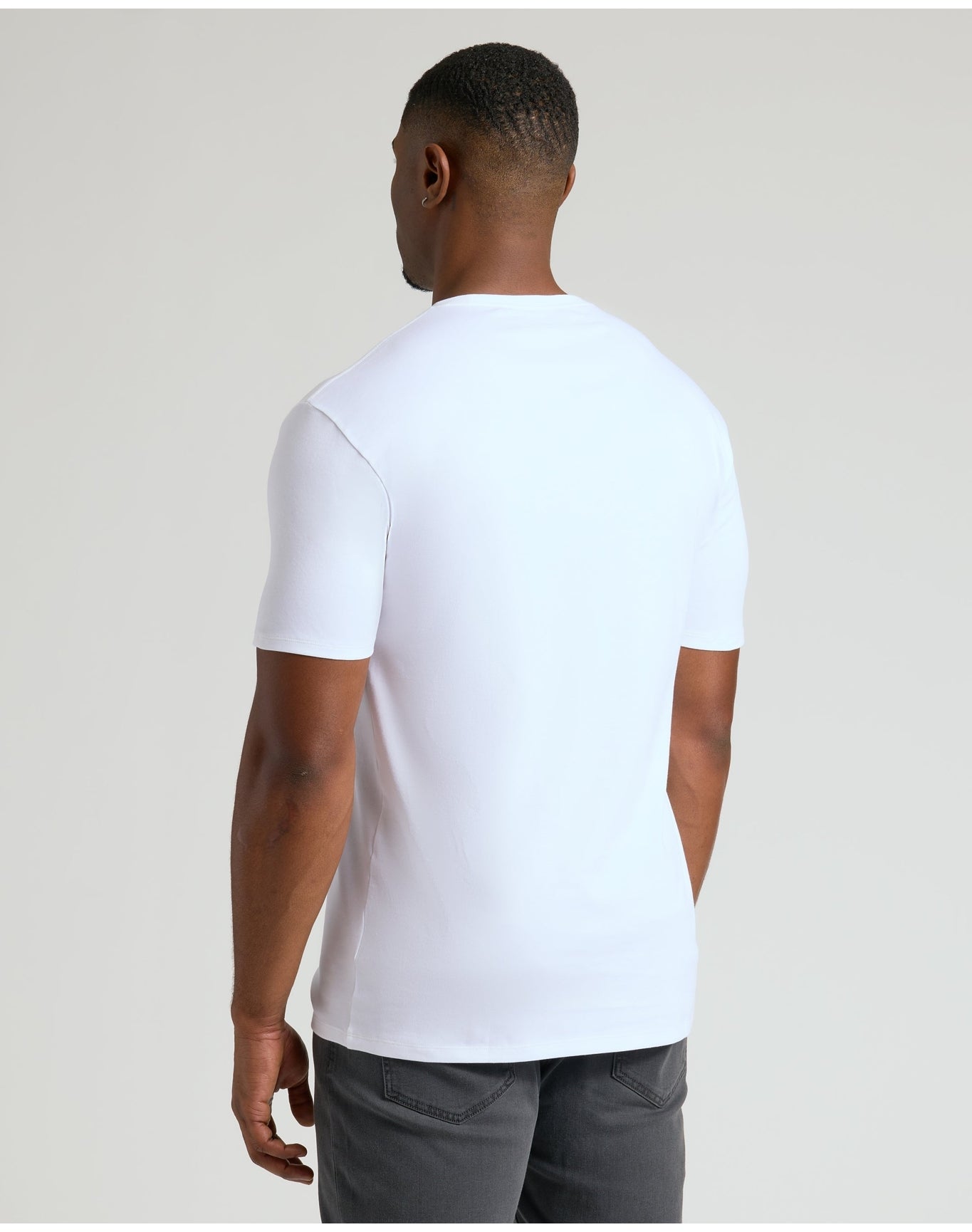Tall Premium Pima Crew Neck | White