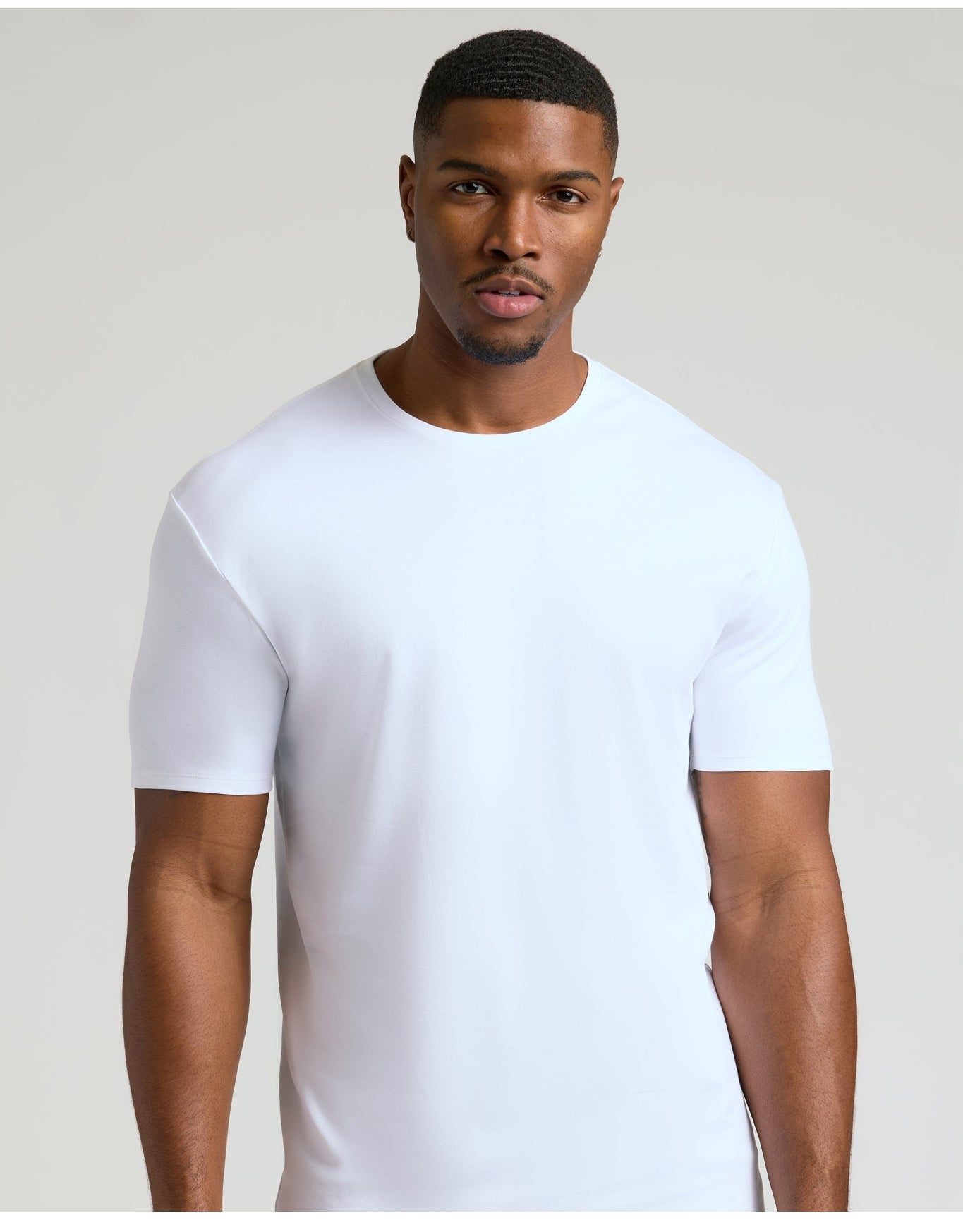 Tall Premium Pima Crew Neck | White