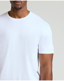 Tall Premium Pima Crew Neck | White