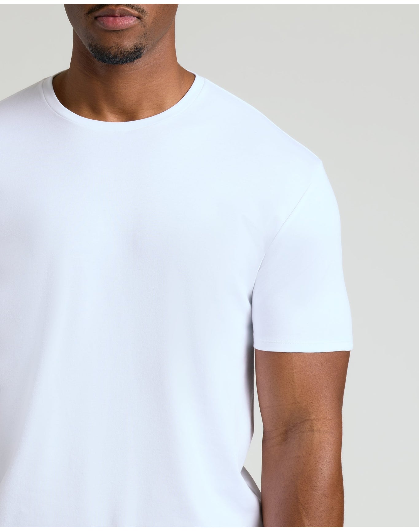 Tall Premium Pima Crew Neck | White
