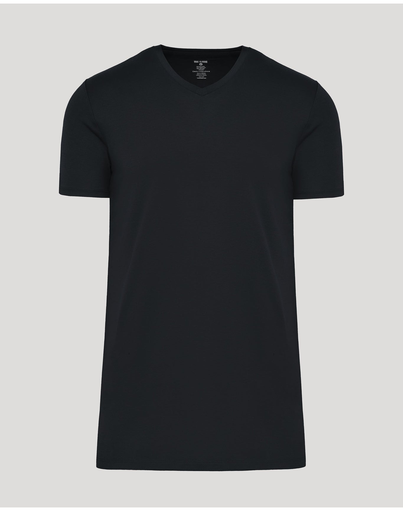 Tall Premium Pima V-Neck | Black