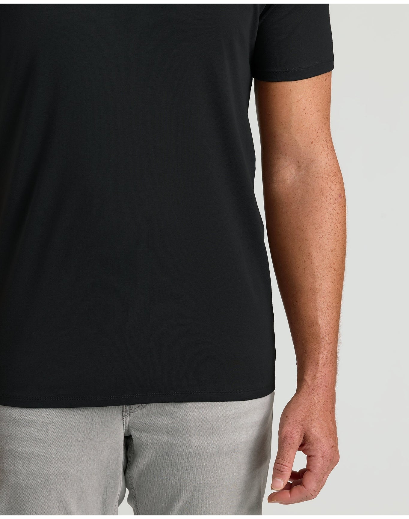 Tall Premium Pima V-Neck | Black