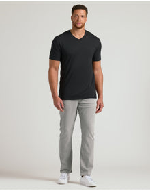 Tall Premium Pima V-Neck | Black