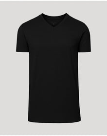 Tall Short Sleeve Classic V-Neck | Black