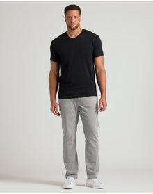 Tall Short Sleeve Classic V-Neck | Black