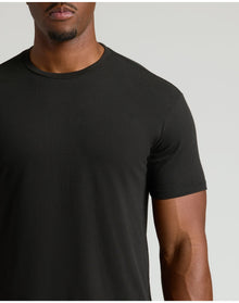 Tall Straight Hem Crew Neck T-Shirt | Black
