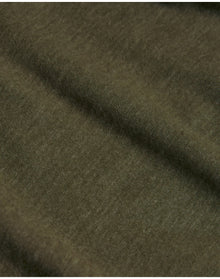 Tall Straight Hem Crew Neck T-Shirt | Heather Military Green