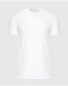 Tall Straight Hem Crew Neck T-Shirt | White