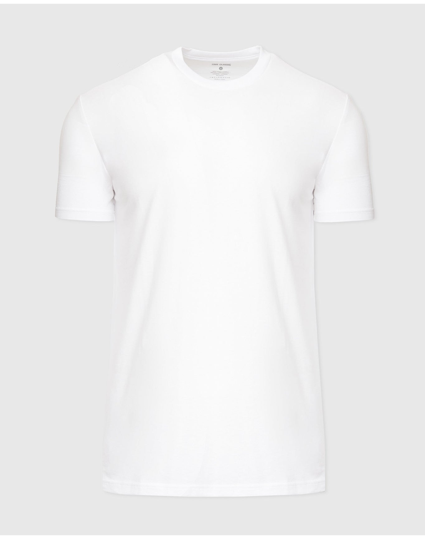 Tall Straight Hem Crew Neck T-Shirt | White