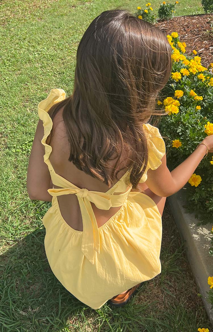 Tammie Mini Dress | Yellow