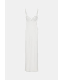 Thalia Pearl Bridal Dress | White