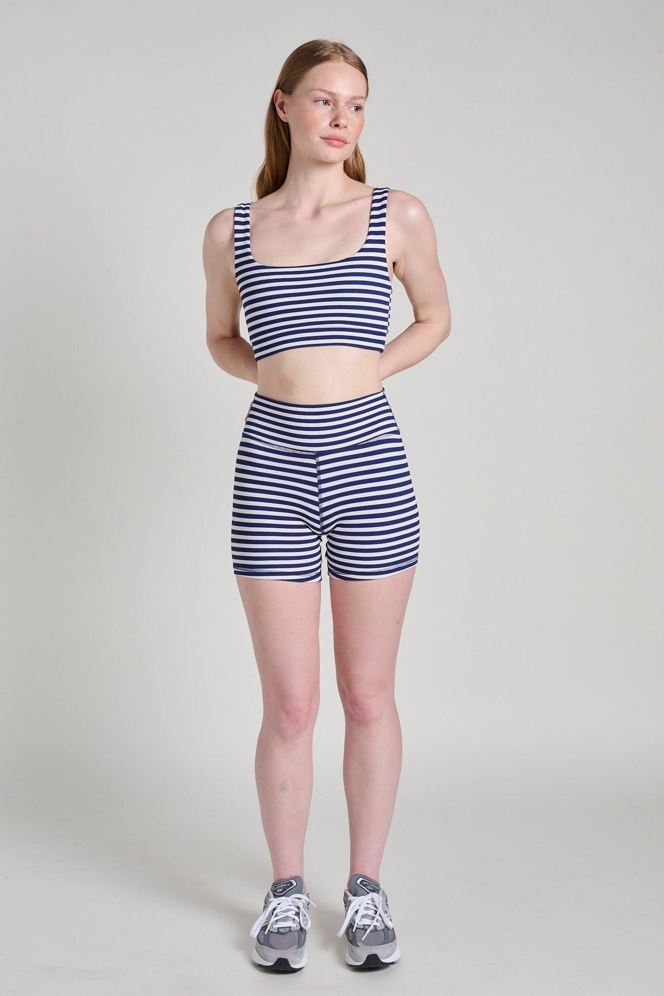 Strut This | The Sparrow Short | Navy Stripe