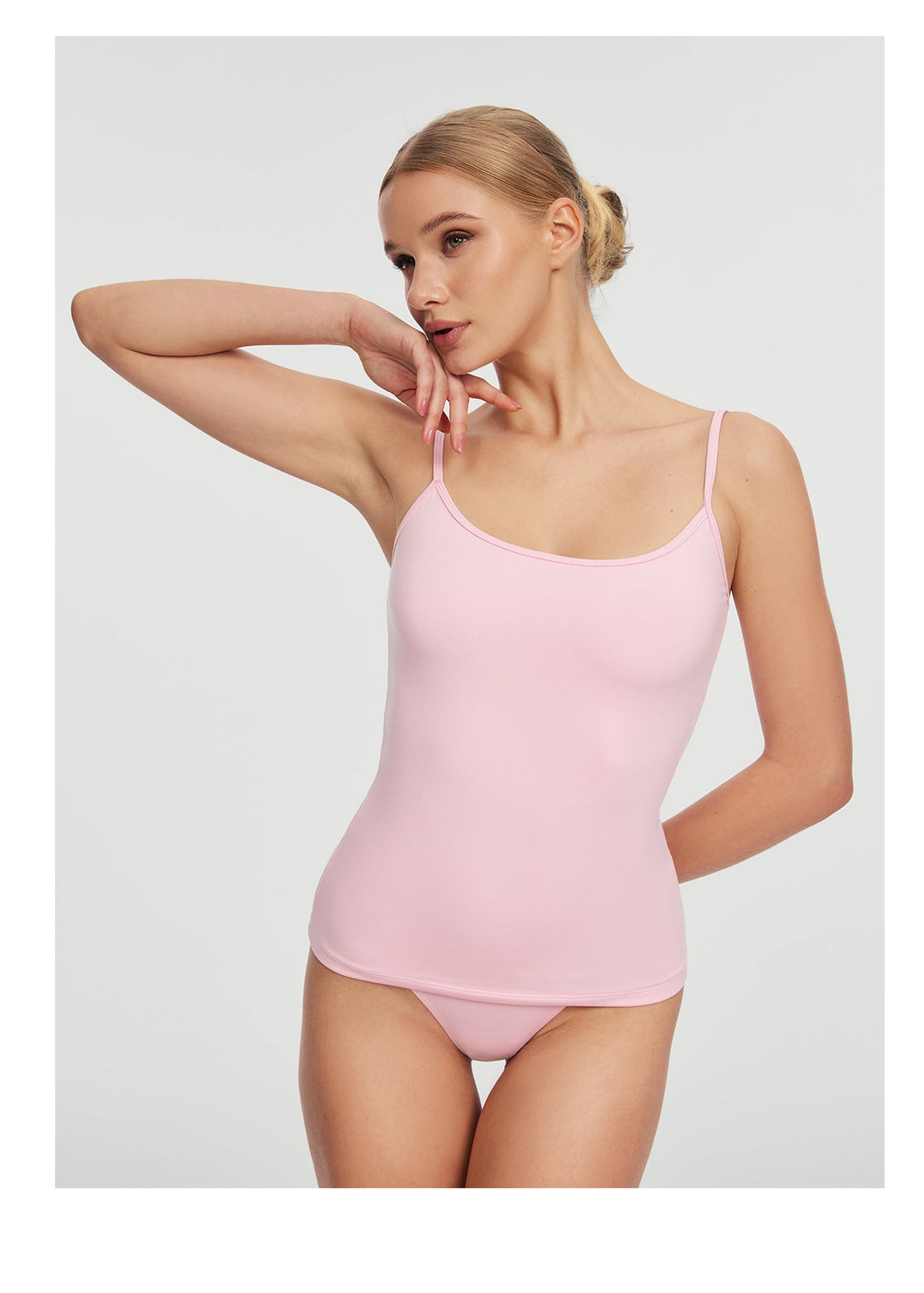 Thin Strap Tank Top | Ballet Pink