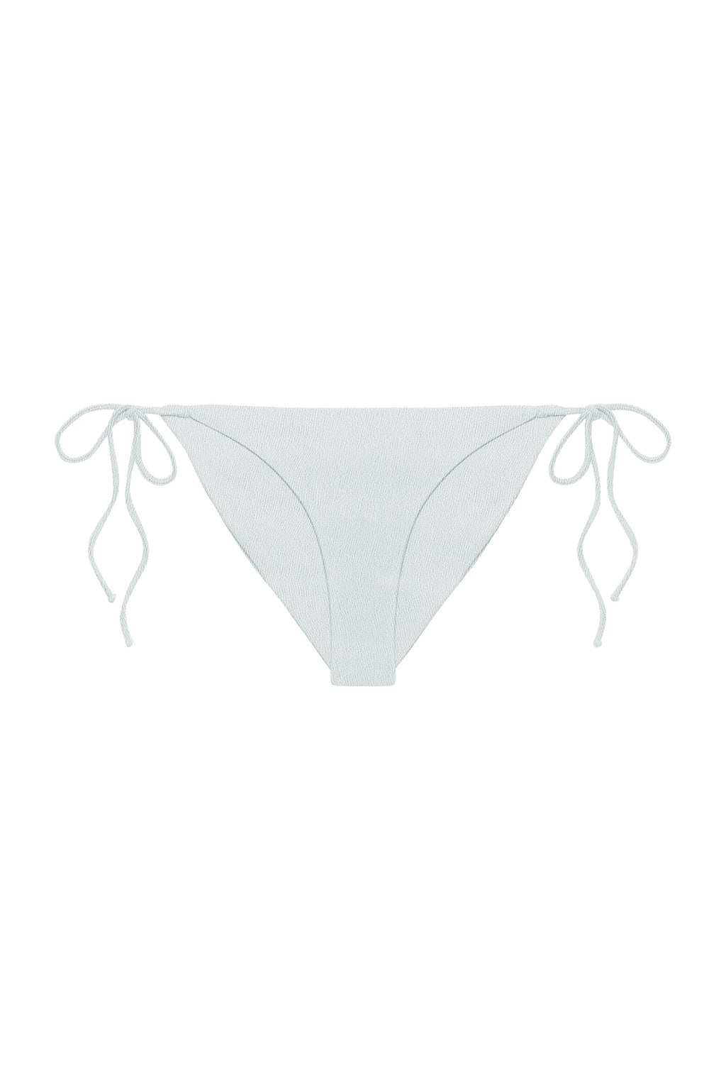 Ties Bottom | White Terry Sheen