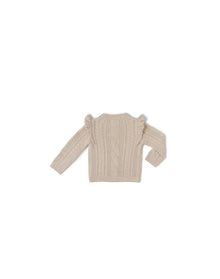 Toddler | Cozychic Lite Cable Pullover | Stone