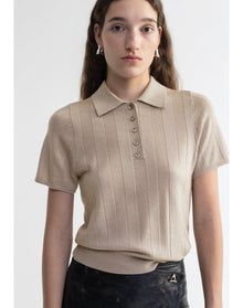 Tosca | Extrafine Merino Wool Polo | Mist