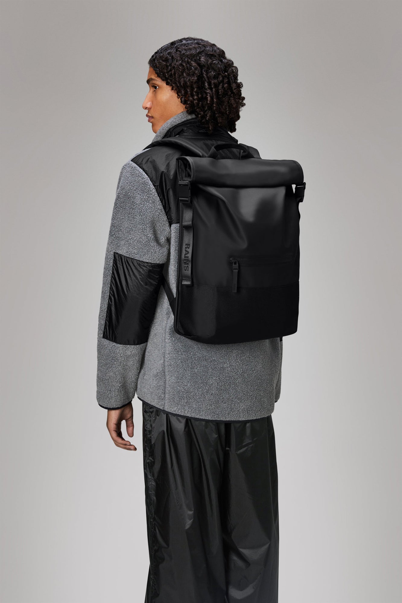 Trail Rolltop Backpack | Black