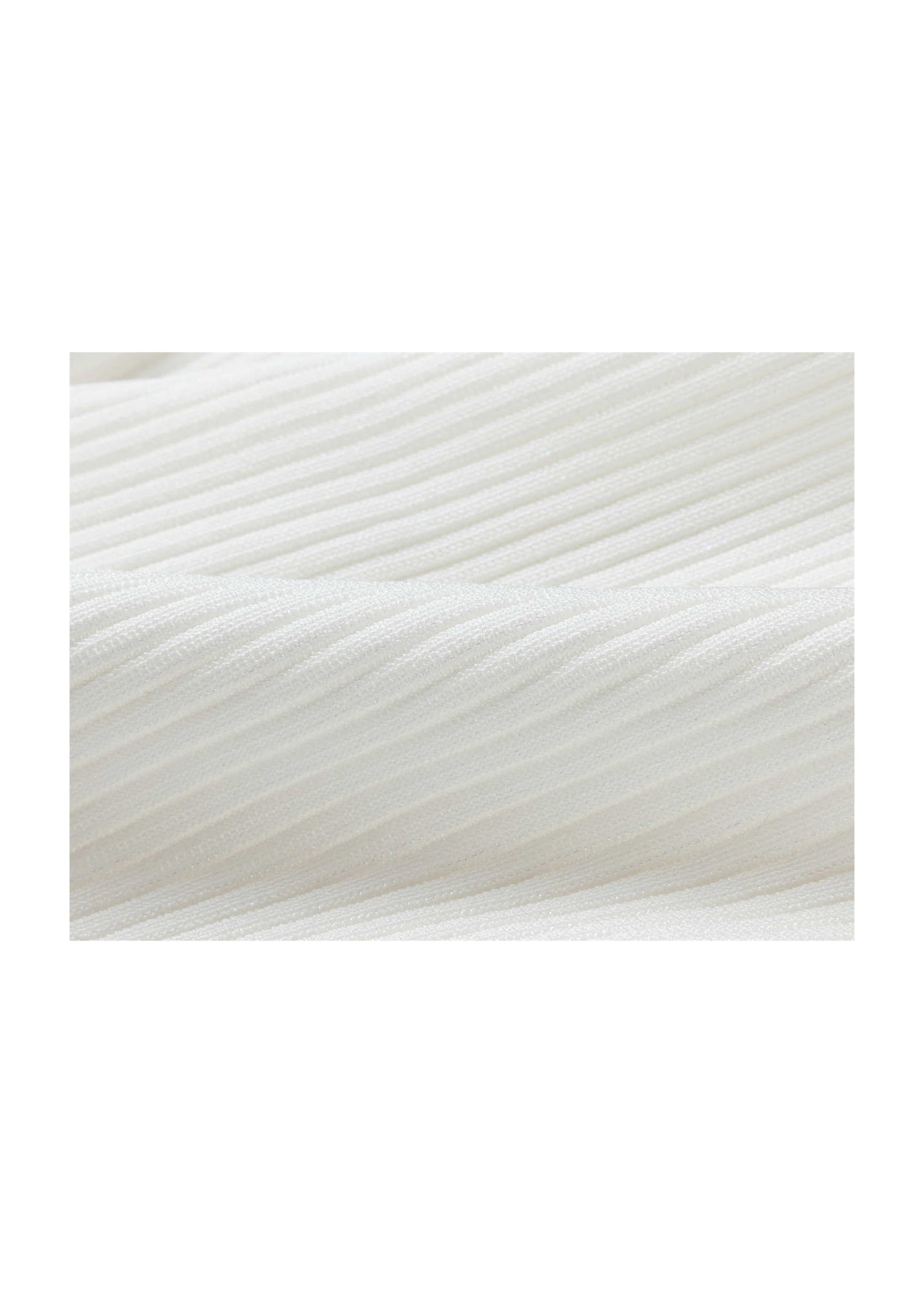 Triacetate Knit Cardigan | White