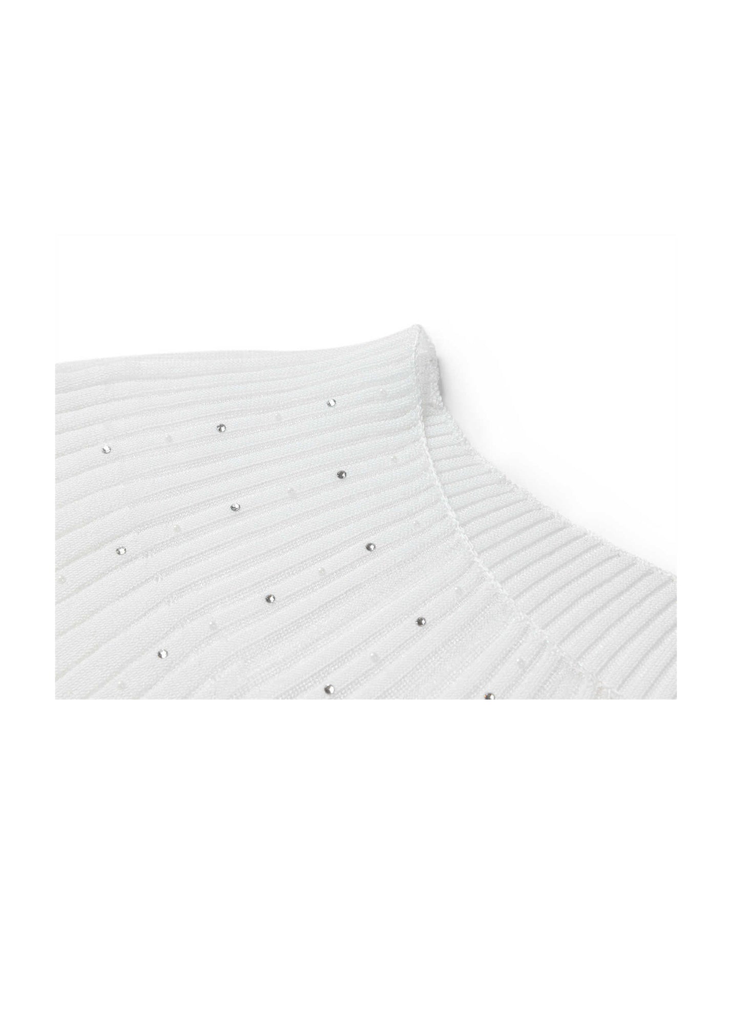 Triacetate Knit Cardigan | White