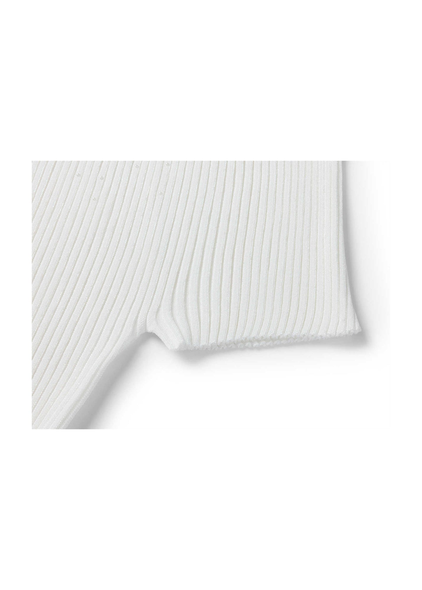 Triacetate Knit Cardigan | White