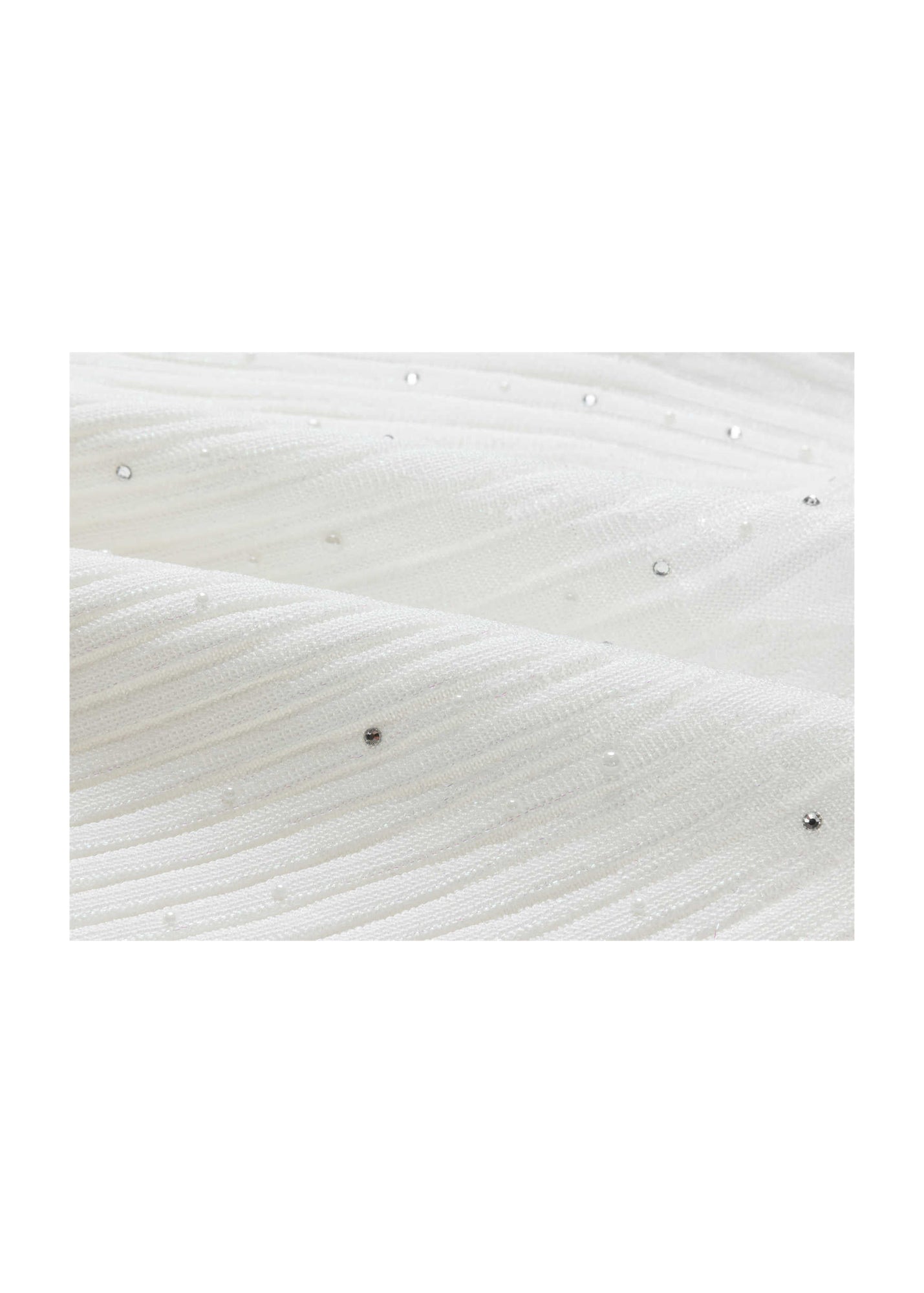 Triacetate Knit Cardigan | White