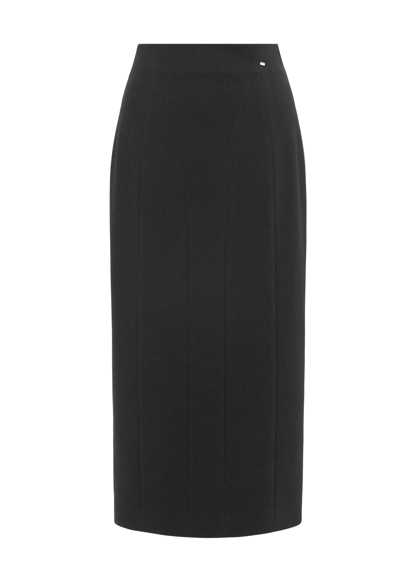 Triacetate Pencil Skirt | Black