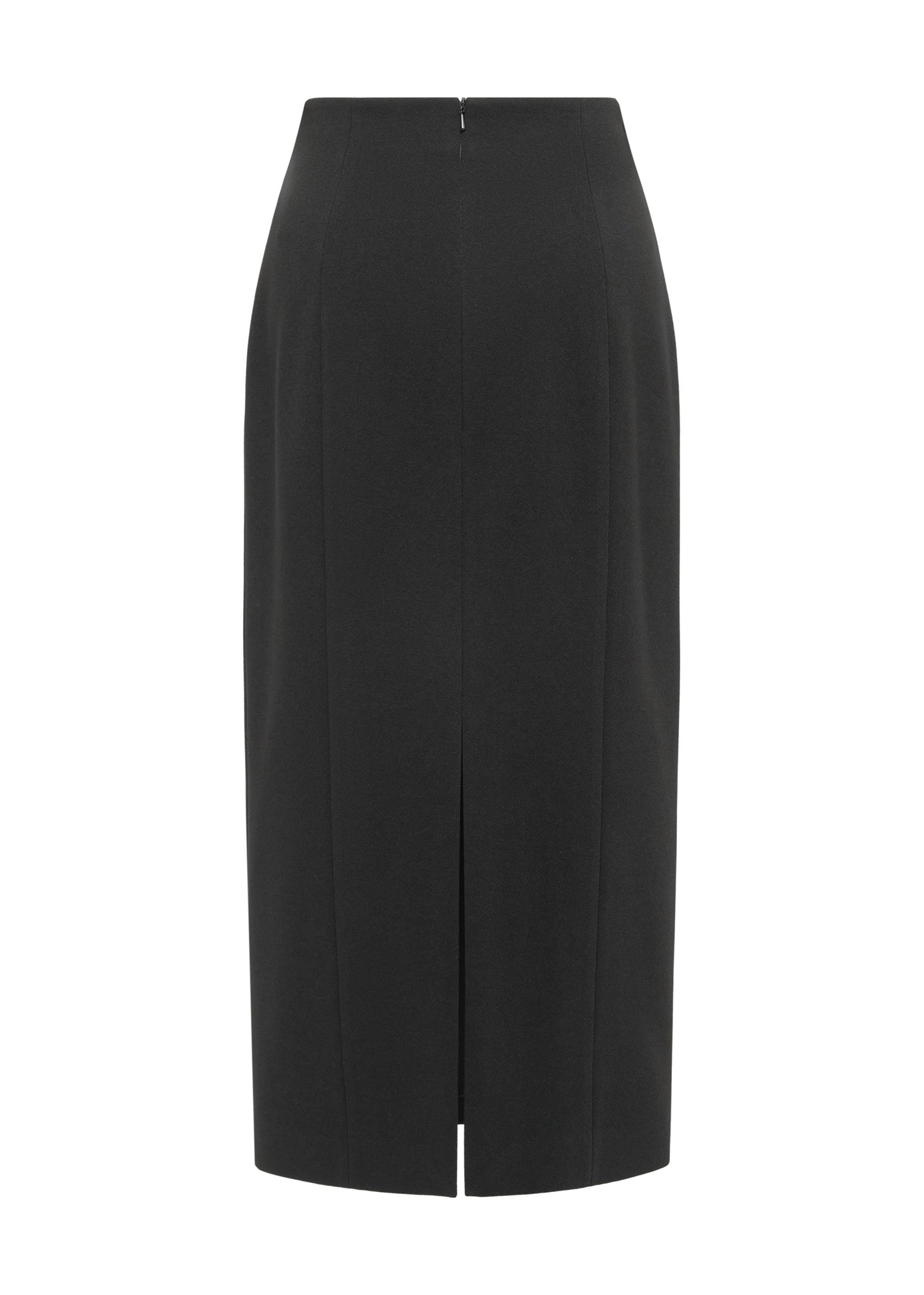 Triacetate Pencil Skirt | Black