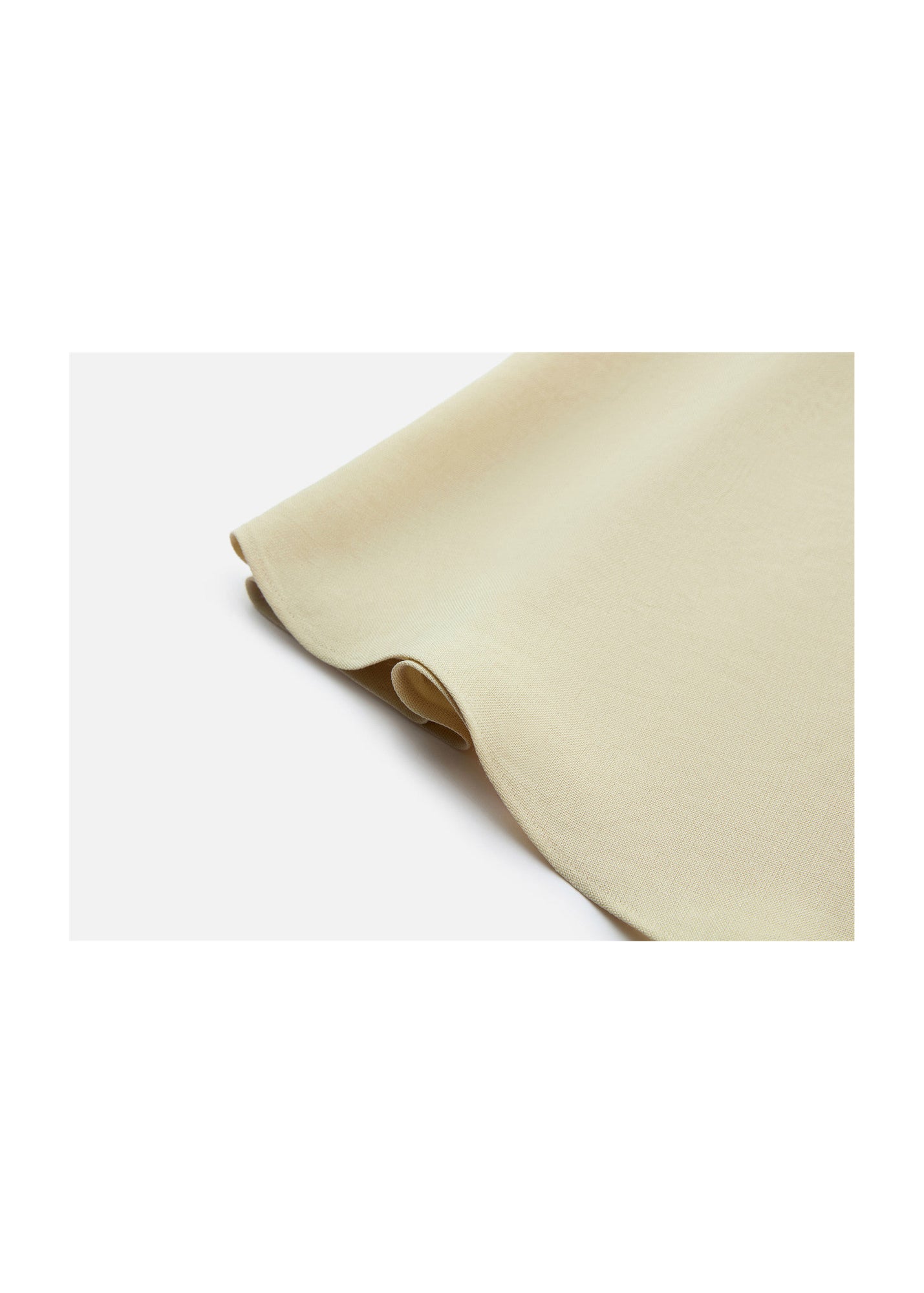 Triacetate Sleeveless Dress | Yellow
