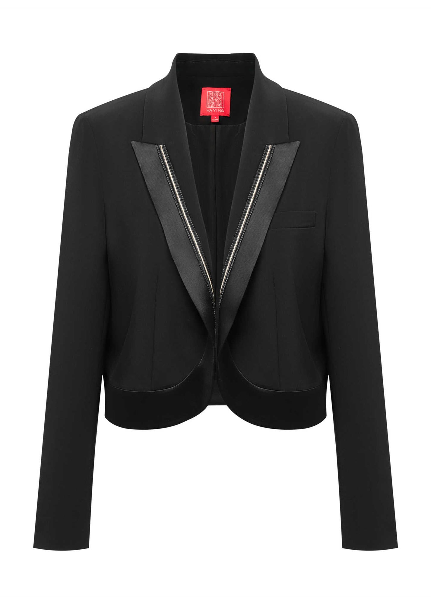 Triacetate Suit Jacket | Black